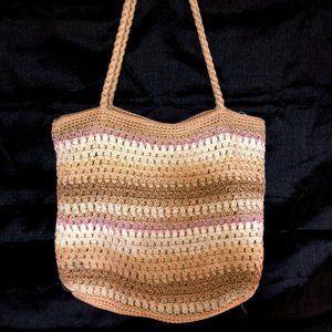 Crochet shoulder bag